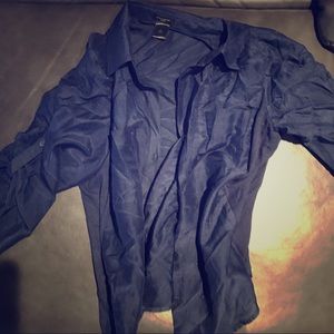 Navy light weight shirt